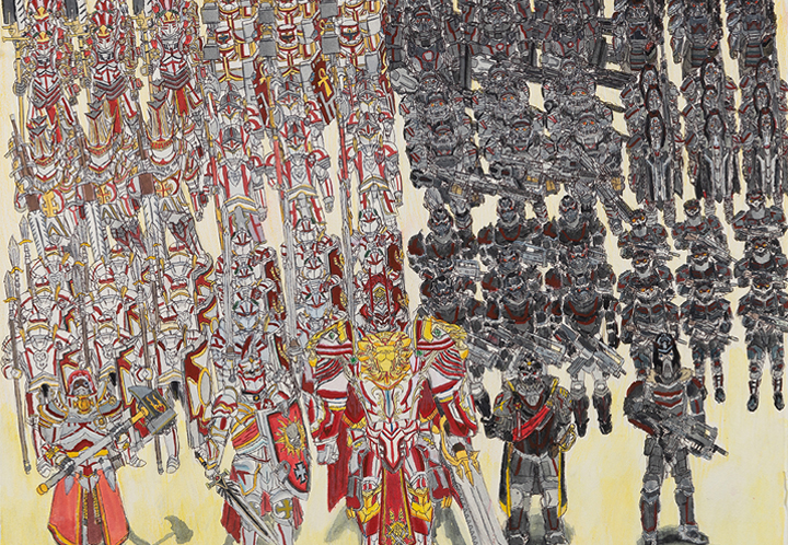 제국정예군, 지휘자 자갑베르트 레오나즈